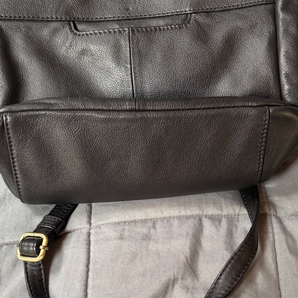 HOBO Black weaved soft pebbled Leather Shoulder Bag - Picture 6 of 16